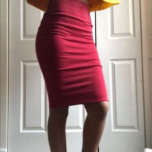 Stretchy Pencil Skirt